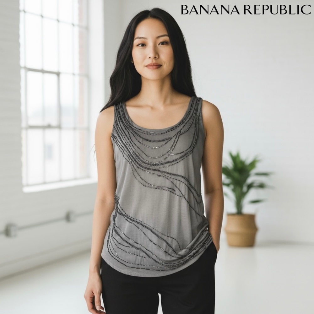 Banana Republic | Embellished Women’s Tank Top Size Small